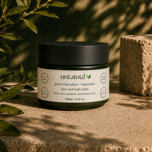 grass-fed tallow + bakuchiol face & body balm
