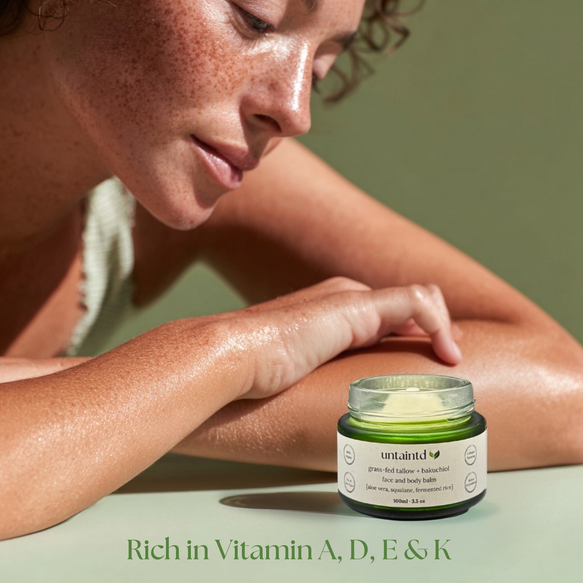 Untaintd® Grass-Fed Tallow + Bakuchiol Face & Body Balm